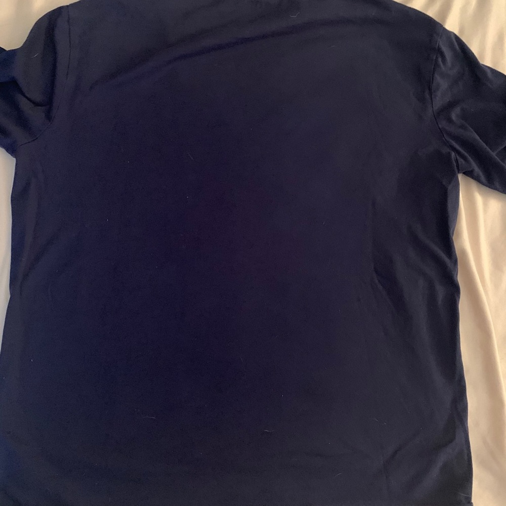 Men’s Medium Navy Blue Long Sleeve Polo Tee - Picture 3 of 3